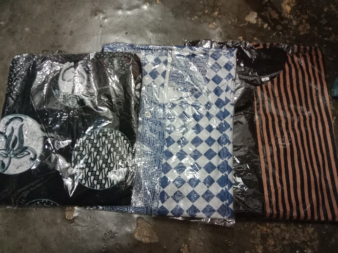 Tey-17 Batik Wanita Asj Sa Hrb026 Kenongo Kemeja Tosca Pendek