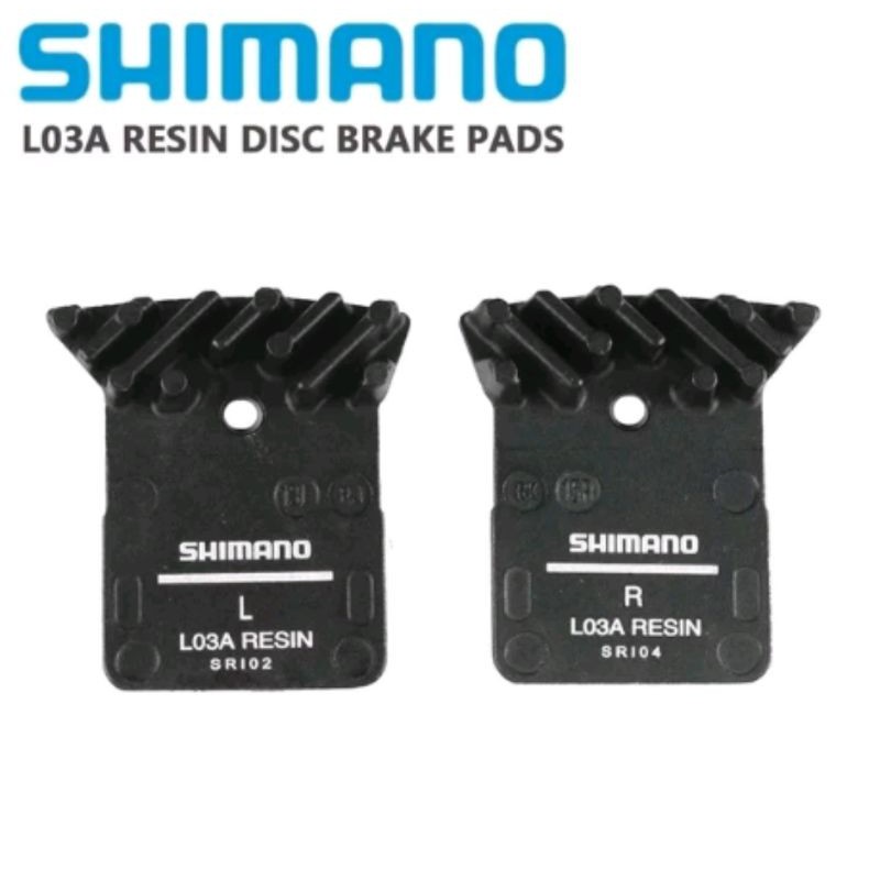 Brakepad shimano L03A ice tech. brake pad untuk brifter hydrolik kampas rem cakram roadbike 105