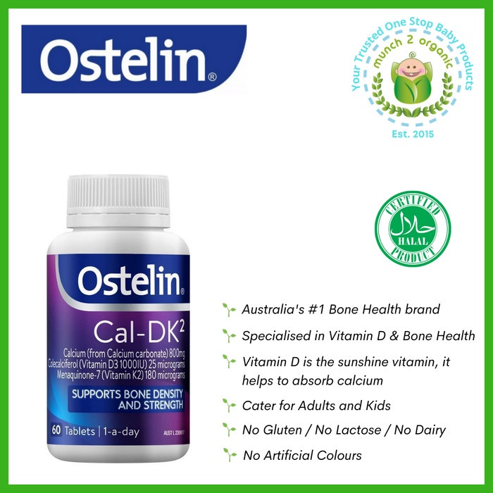 Jual ROMAN OSTELIN CALDK2 CALCIUM, VITAMIN D & VITAMIN K FOR BONE