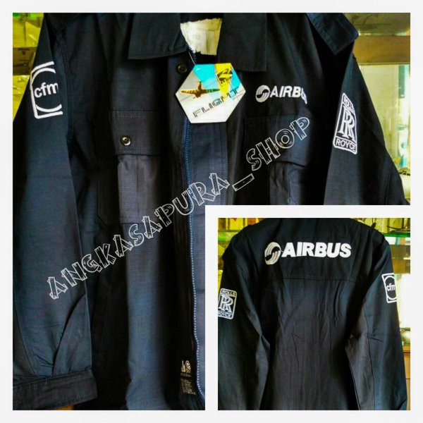 Barang Berkualitas  Jaket Airbus (black)   Murah