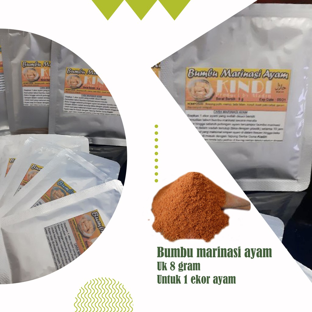 

Bumbu Marinasi Ayam 8 Gram