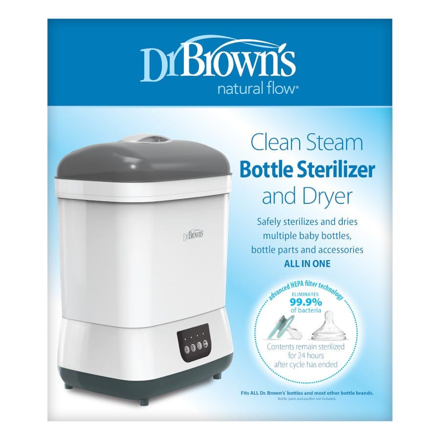 Dr. Brown's Clean Steam Bottle Steriliser and Dryer  - AC178INTL / Pengering &amp; Penghangat Botol Susu