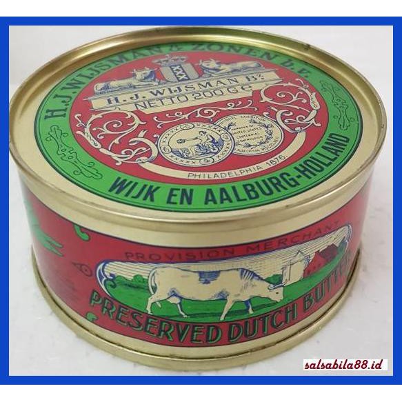 

Rettubagetnem- Wijsman Butter / Mentega Wijsman / Dutch Butter 200 Gram -Asli-Slii.