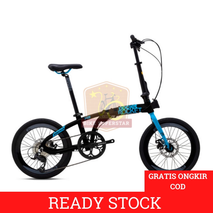 Sepeda Lipat 20 Inch WIMCYCLE Pocket Rocket X2 Garansi