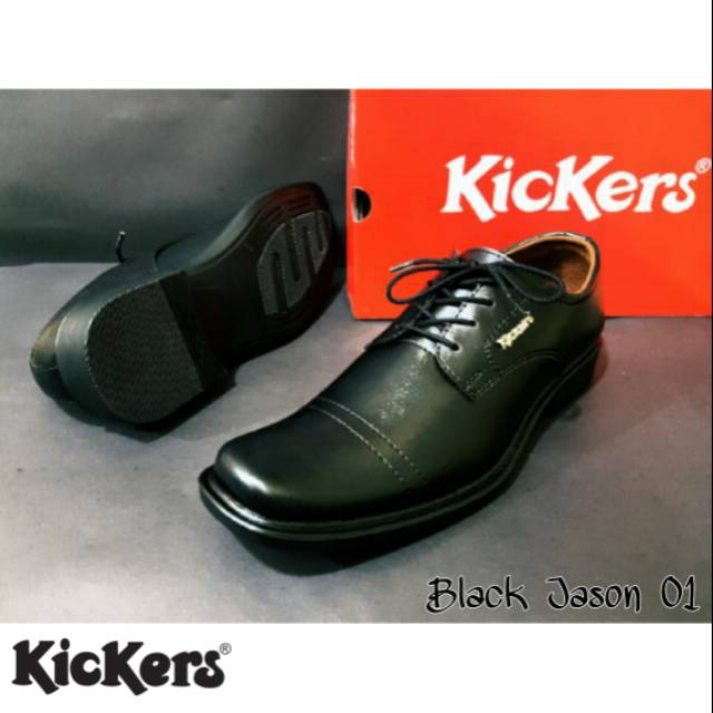 Sepatu Kickers Pantofel Tali. Pantofel kantor pria