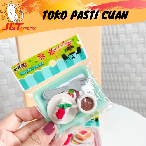 

penghapus breakfast (1set) ATK fancy keperluan sekolah bisa COD MURAH!