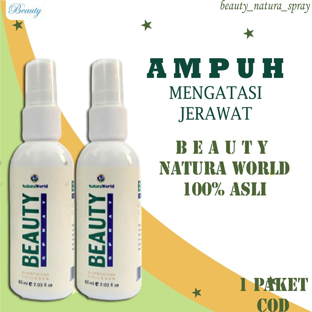 Natura world beauty spray / Beauty Natura Paket 7 Botol