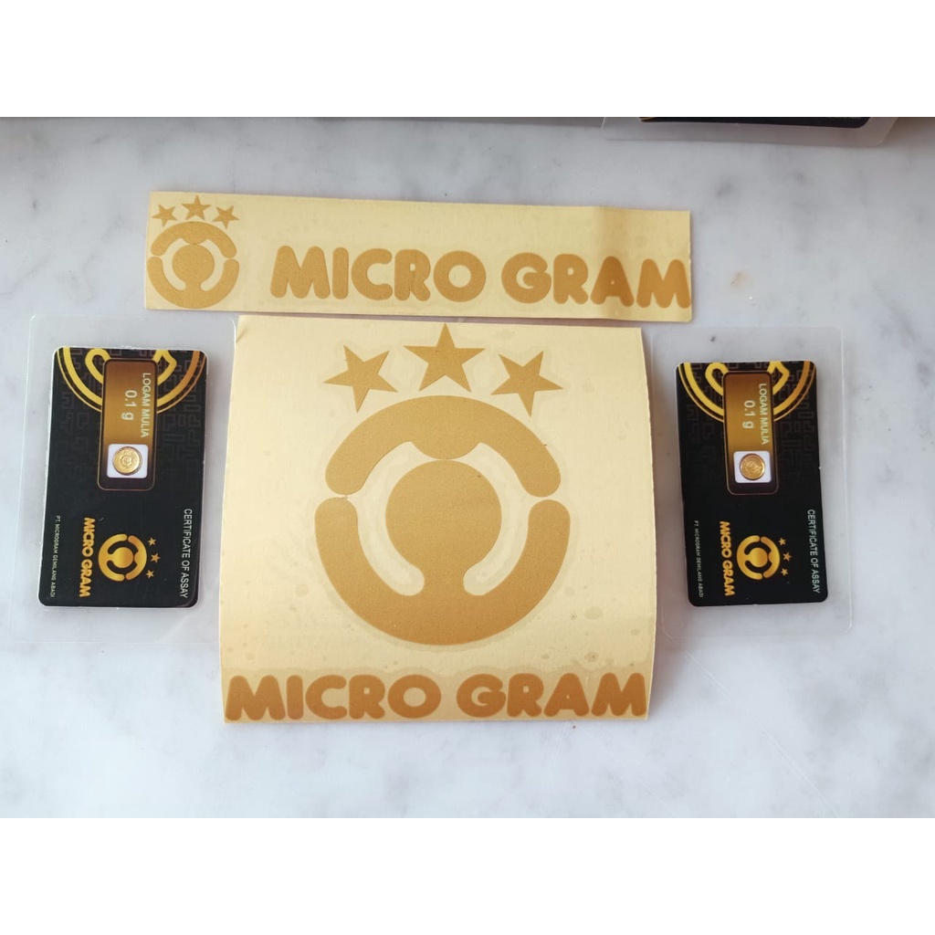 MICROGRAM Logam mulia Emas Mini 0.1 Gram-2
