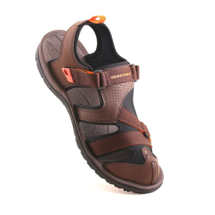 Connec Colombia Sepatu Sendal Gunung Hiking Pria Original - Cokelat, 42