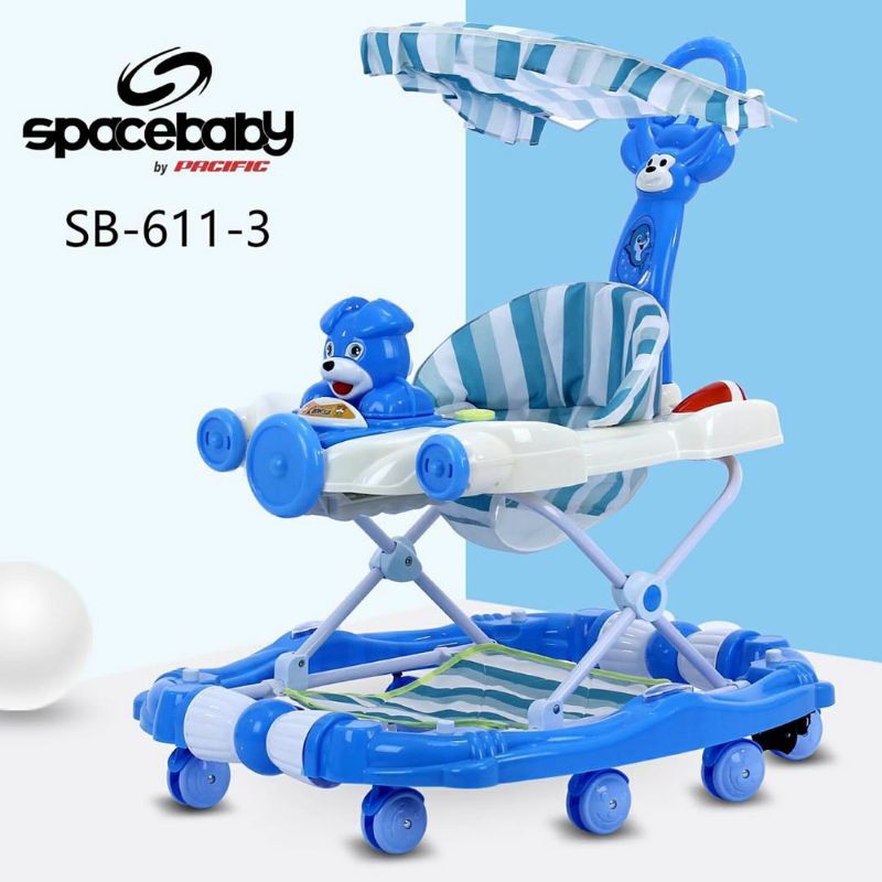 Spacebaby Baby Walker - SB611-3 (Kereta Bayi)