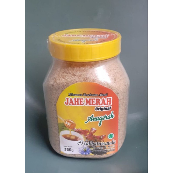 Jahe Merah Serbuk Habbatussauda Anugerah 350 gram Original