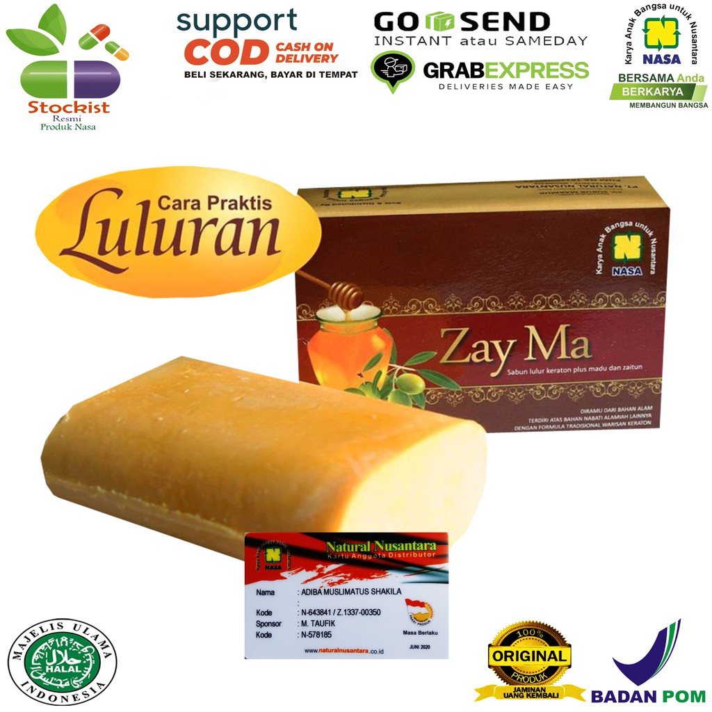 Zayma Plus Zaitun Dan Madu - Sabun Mandi Untuk Kecantikan Wanita / Stockist Resmi Produk Nasa