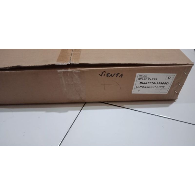 kondensor radiator ac sienta toyota sienta asli original denso