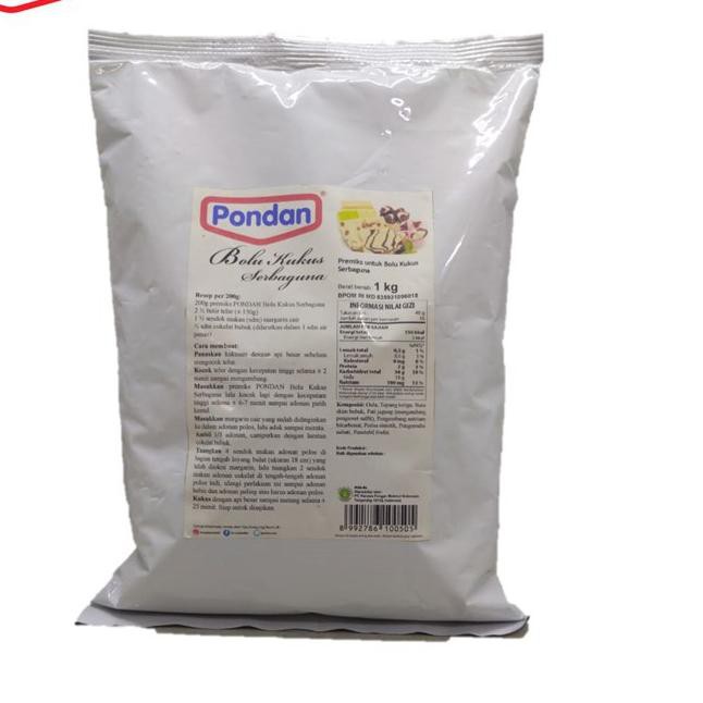 

[KODE 476] Pondan Bolu kukus Serbaguna 1 kg TERMURAH!!!