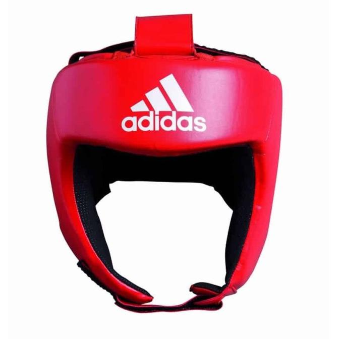 ADIDAS AIBA APPROVED BOXING HEAD GEAR RED
