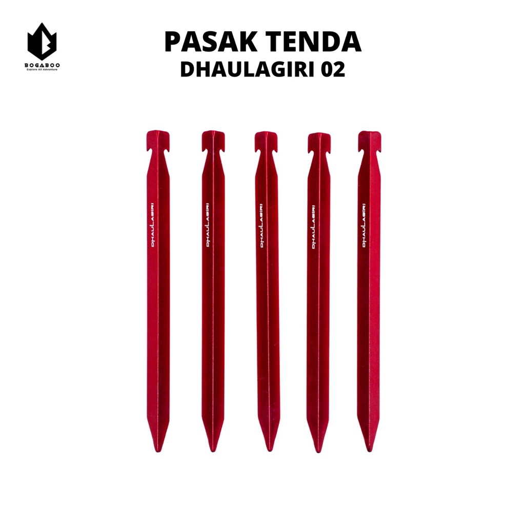 Pasak Tenda Dhaulagiri 02 - Pasak DH Lurus Isi 10Pcs