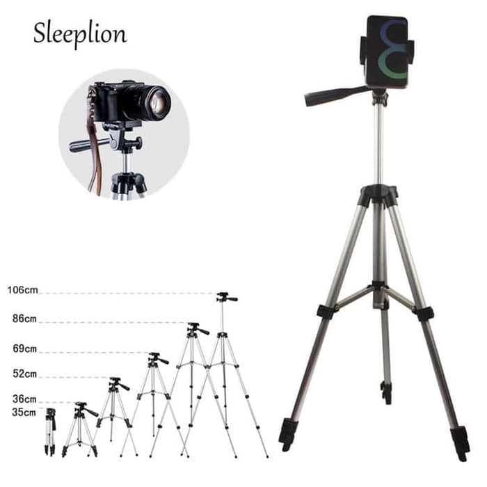 TRIPOD 3110 1 METER - STABILIZER CAMERA DSLR DIGITAL FREE HOLDER U