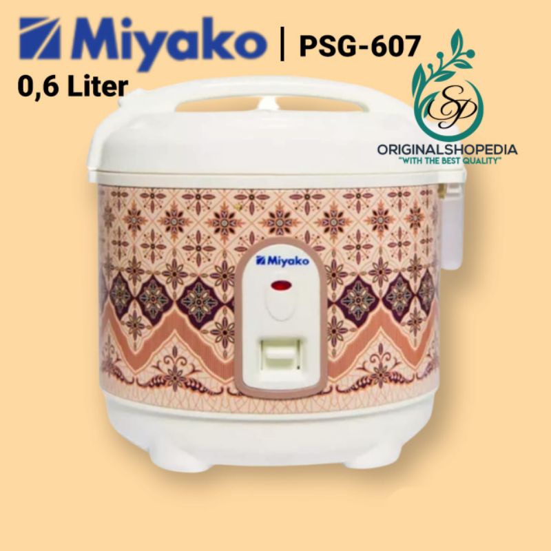 rice cooker mini miyako 0 6 liter psg 607 hanya memasak