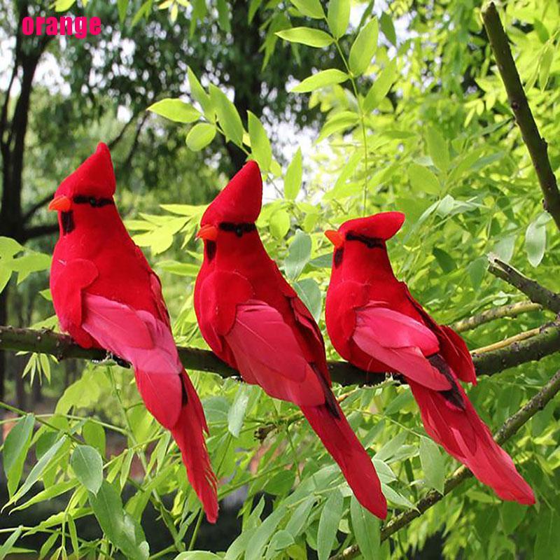 (Happy) Burung Beo Imitasi Bahan Busa + Bulu Untuk Dekorasi Taman