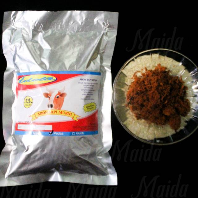 

Abon Sapi Idola pedas 250gr