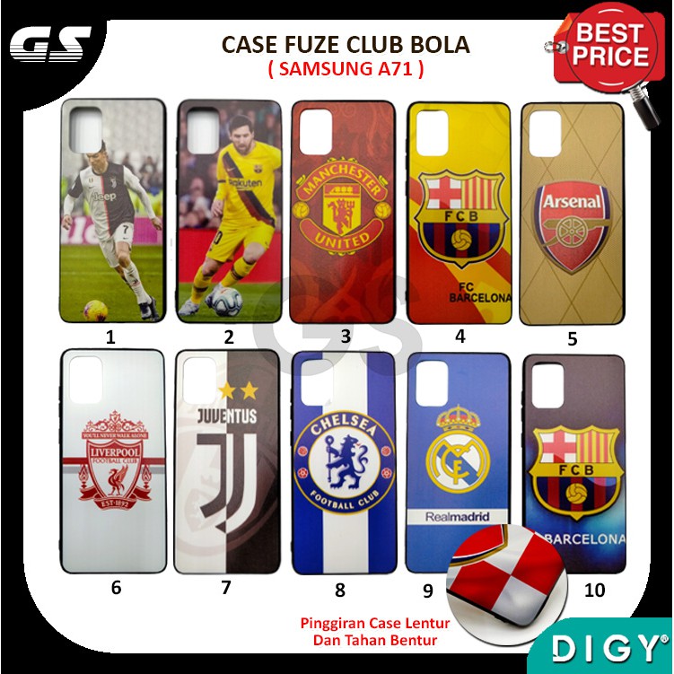 Promo Murah Case Club Bola SAMSUNG A12  M01  A21  A31  A51  A71  M21 M31  A20S Casing Hardcase bahan fuze