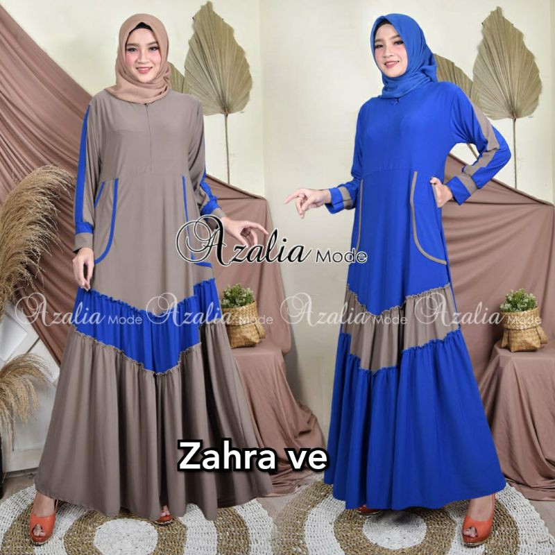 Gamis jersey ayu rempel bawah