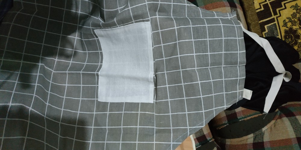 Plazashop♨ Cod Cd240 Apron Kain Motif Korea / Celemek Masak Kain / Celemek Masak Bahan Katun Cotton