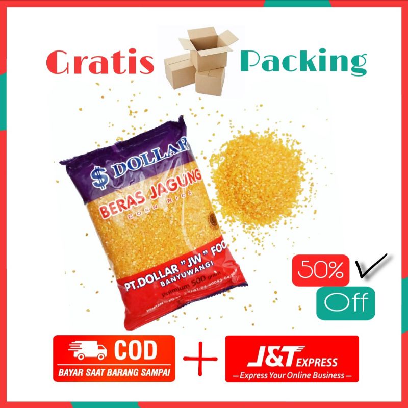 

Beras Jagung Dollar 1 Kg COD Bayar Ditempat