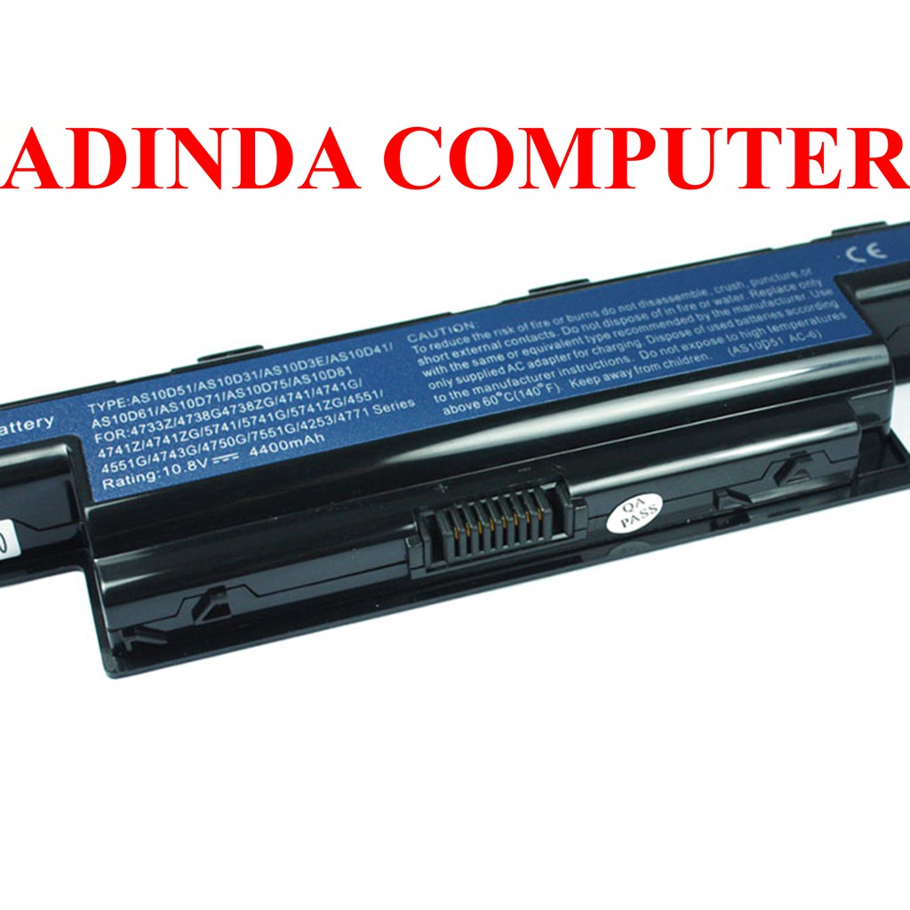 Baterai Acer Aspire 4739 4741 4743 4349 4743 4750 4253