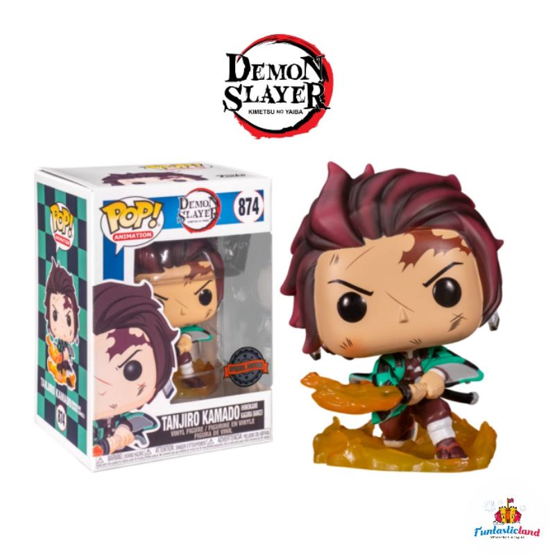 Original Funko POP Animation Kimetsu No Yaiba (Demon Slayer) - Tanjiro Kamado (Hinokami Kagura Dance