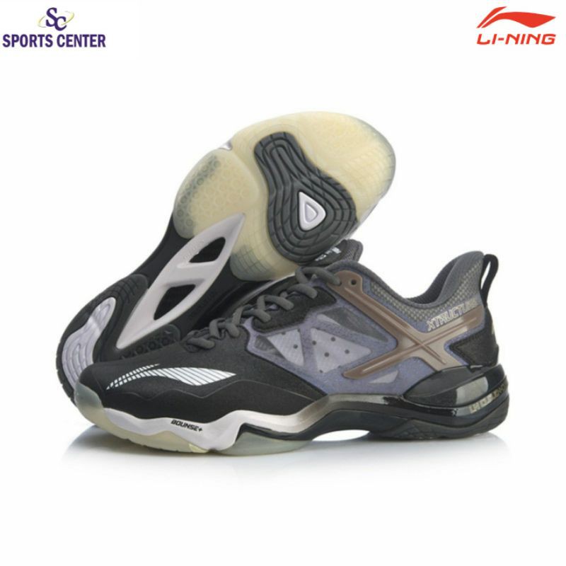 Limited Sepatu Badminton Lining AYZQ009 / AYZQ-009 Sonic Boom 2020 OP Black