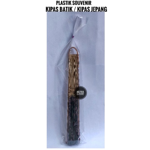 Plastik Souvenir Kipas Batik / Plastik Souvenir Kipas Jepang / Plastik Opp
