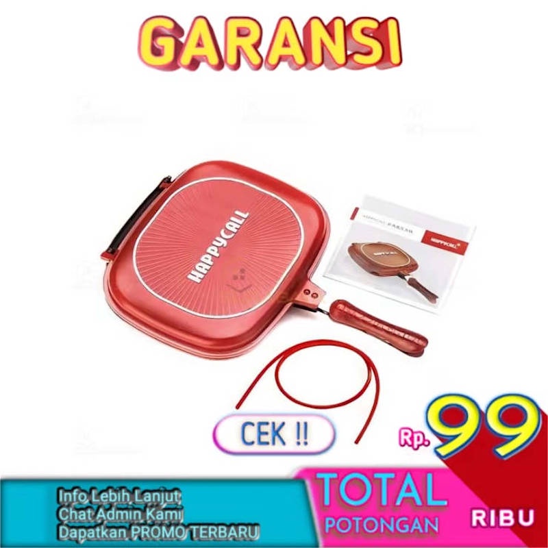 HAPPY CALL Double Pan 32 Cm Teflon Anti Lengket
