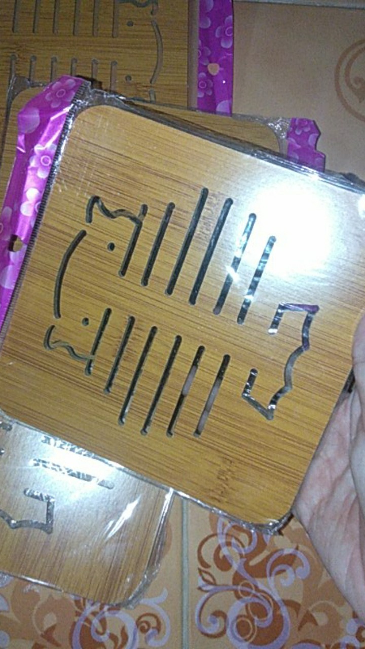 Tatakan Gelas Kayu, Tatakan Anti Panas, Tatakan Unik