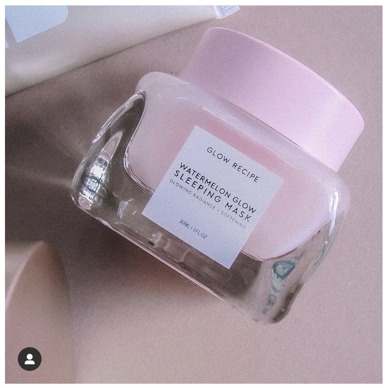 glow recipe watermelon sleeping mask & avocado sleeping mask