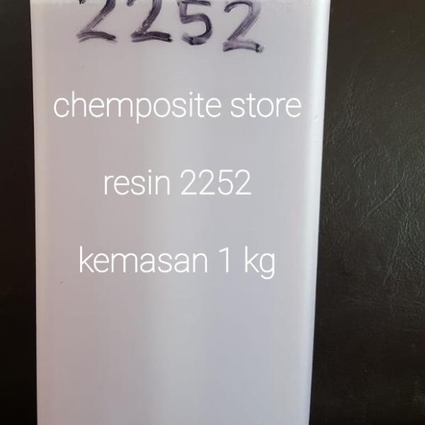 

resin 2252 BW merah muda bening - lem resin 2252 bening kemasan 1 kg