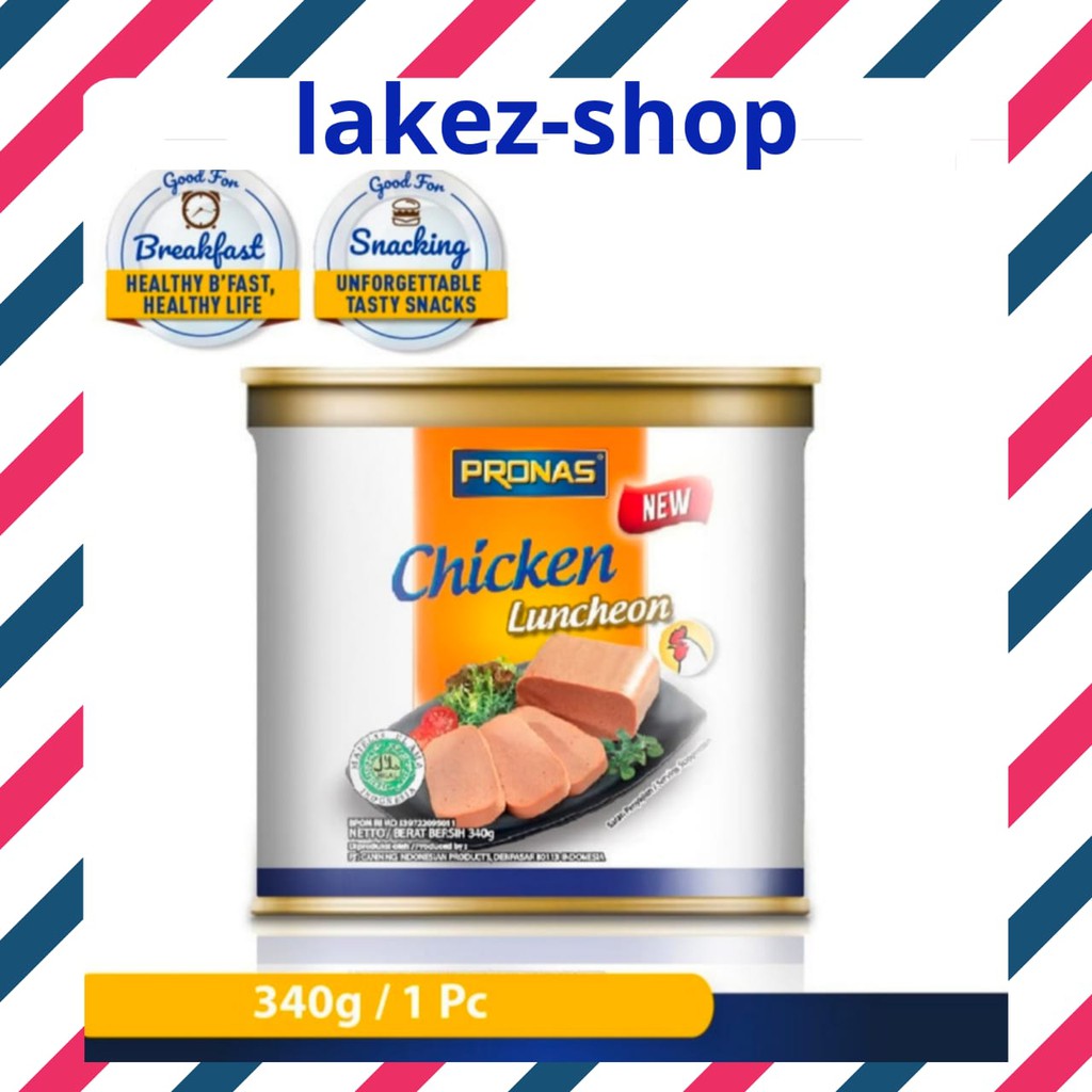 

Pronas Chicken Luncheon / Ham Ayam/ Ayam Kaleng 340g