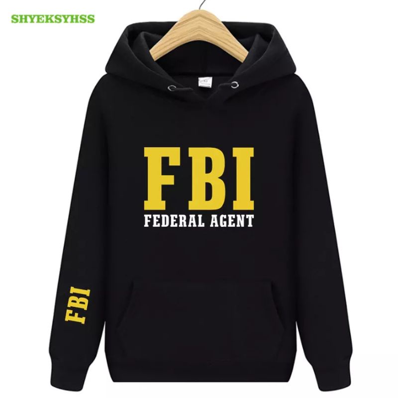 Jaket Hoodie FBI FEDERAL AGENT - Hoodie Distro Pria Wanita Custom Tebal