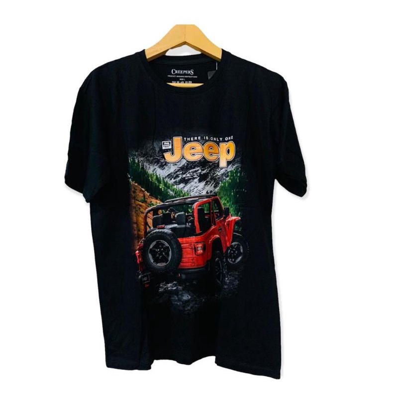 KAOS TSHIRT DISTRO MOBIL JEEP MURAH KATUN COMBED