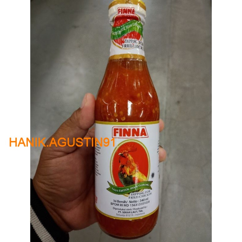 

FINNA SAUS UNTUK AYAM GORENG DIPPING FOR FRIED CHICKEN 340ML