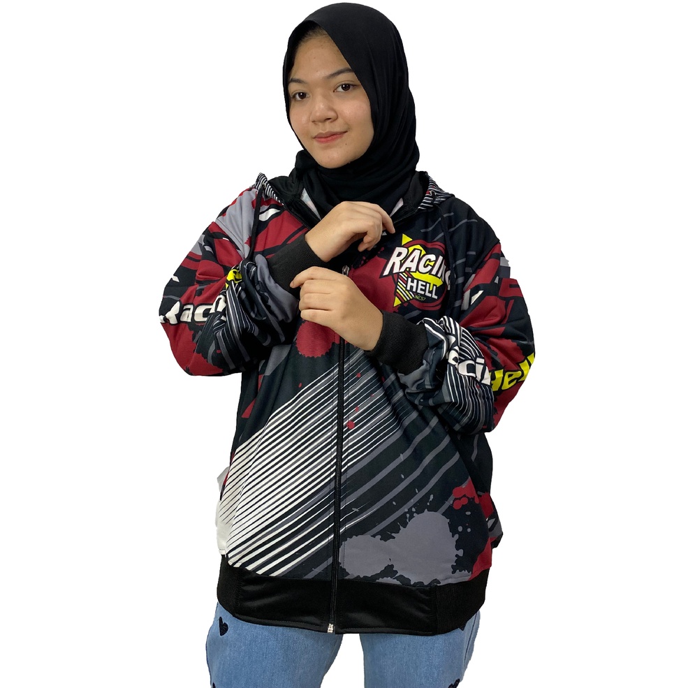 Jaket Racing Hell Balap Motor Pria Wanita II Jaket sunmori Racing Hell  II Size Jumbo