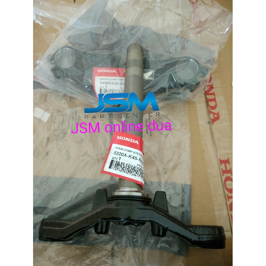 SEGITIGA BAWAH DAN SEGITIGA ATAS CBR 150 CBR150 NEW K45A MATA 2 AHM ORI ORIGINAL