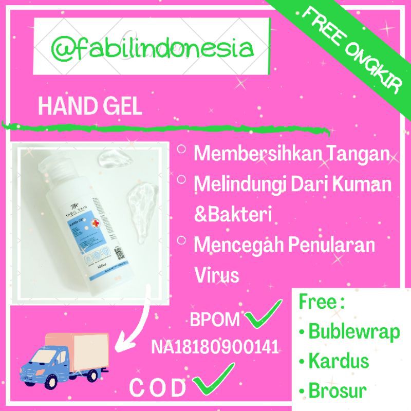 FABIL INDONESIA DRS HAND GEL FABIL SKIN FABIL BEAUTY HERBAL SUNNAH ALAMI