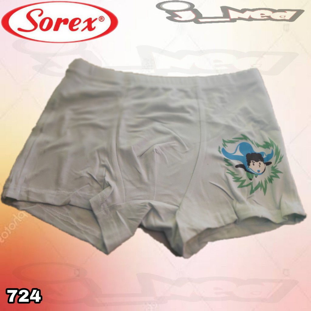 J724 CD BOXER ANAK SOREX S - XL SOREX KIDS | CELANA DALAM BOXER ANAK