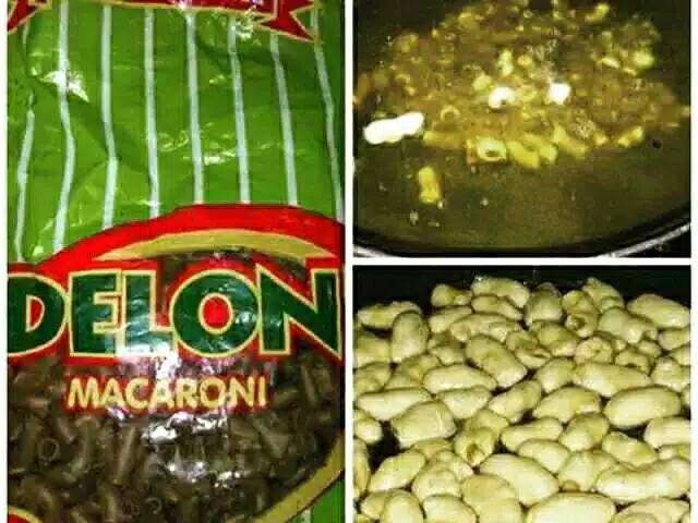 1kg Makaroni Delon Hijau 1 kg ( Mengembang / Mekar ) Kerupuk Krupuk