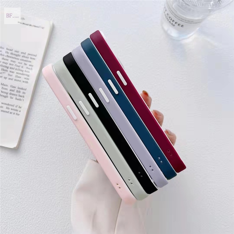 Transparent Hard Mobile Phone Iphone 11 Case 13promax 11promax 12 12promax 12pro 13pro Lens Protection Shockproof Macaron Color Frame