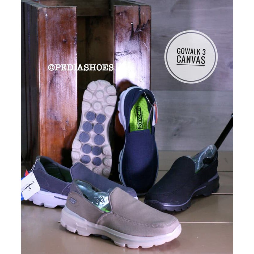 (LIMITED SALE) Sepatu Pria Skechers GOwalk 3 Men - Unwind Original