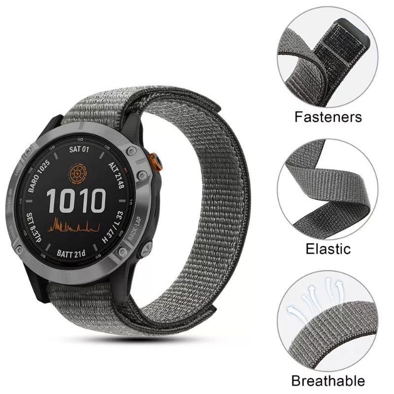 Tali Strap Kanvas Nylon Ultrafit 22MM Garmin Fenix 5 6 7 745 935 945