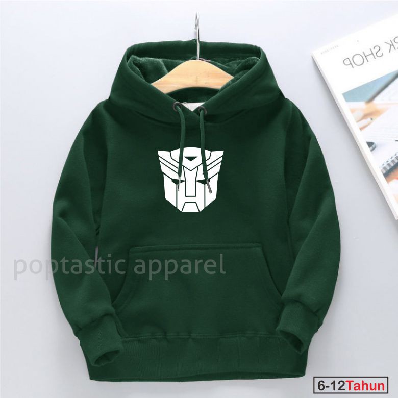 transformers - Jaket Distro Sweater Hoodie anak Laki-laki perempuan  FLEECE TEBAL