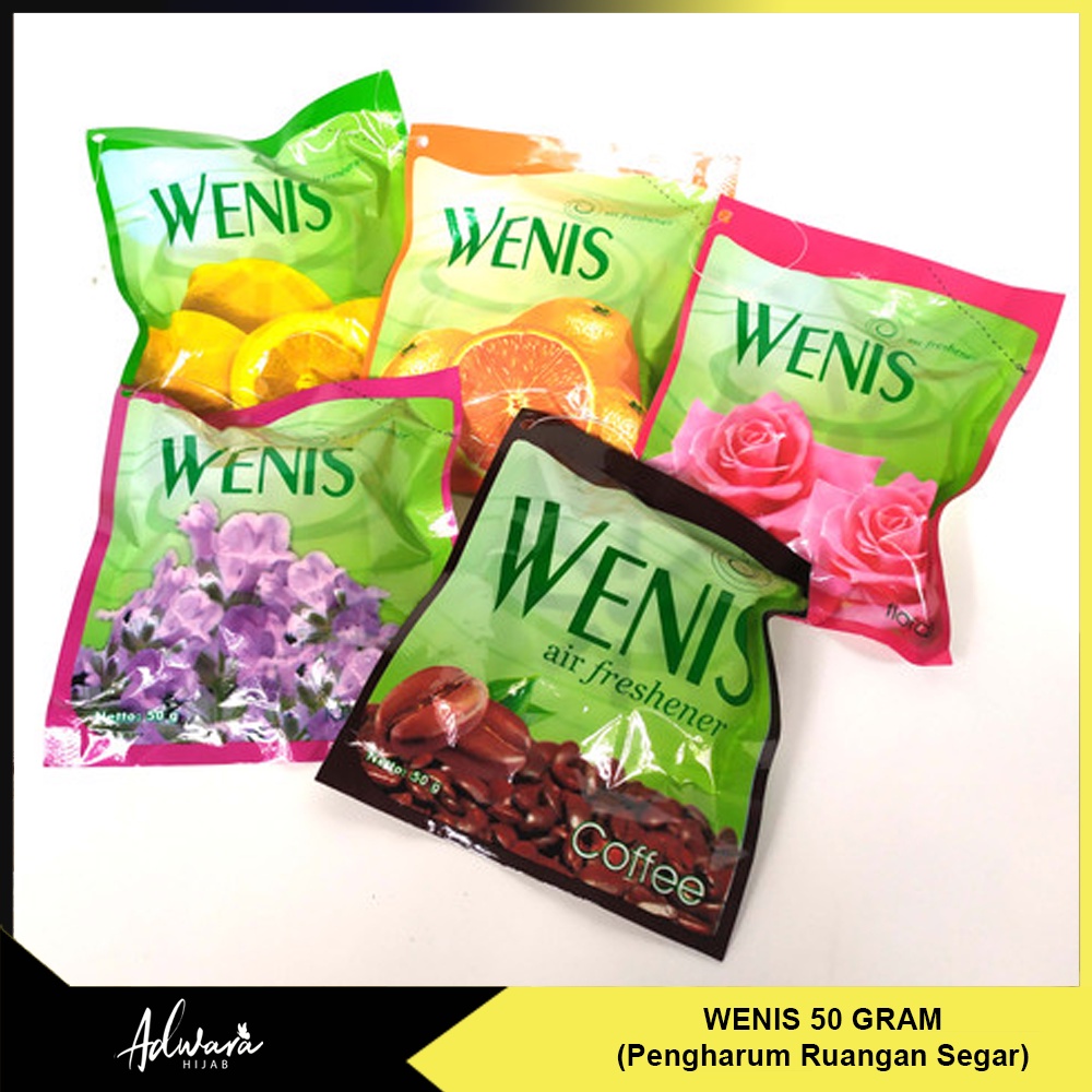 WENIS Pengarum Ruangan Aroma Segar / Pewangi WENIS 50gr